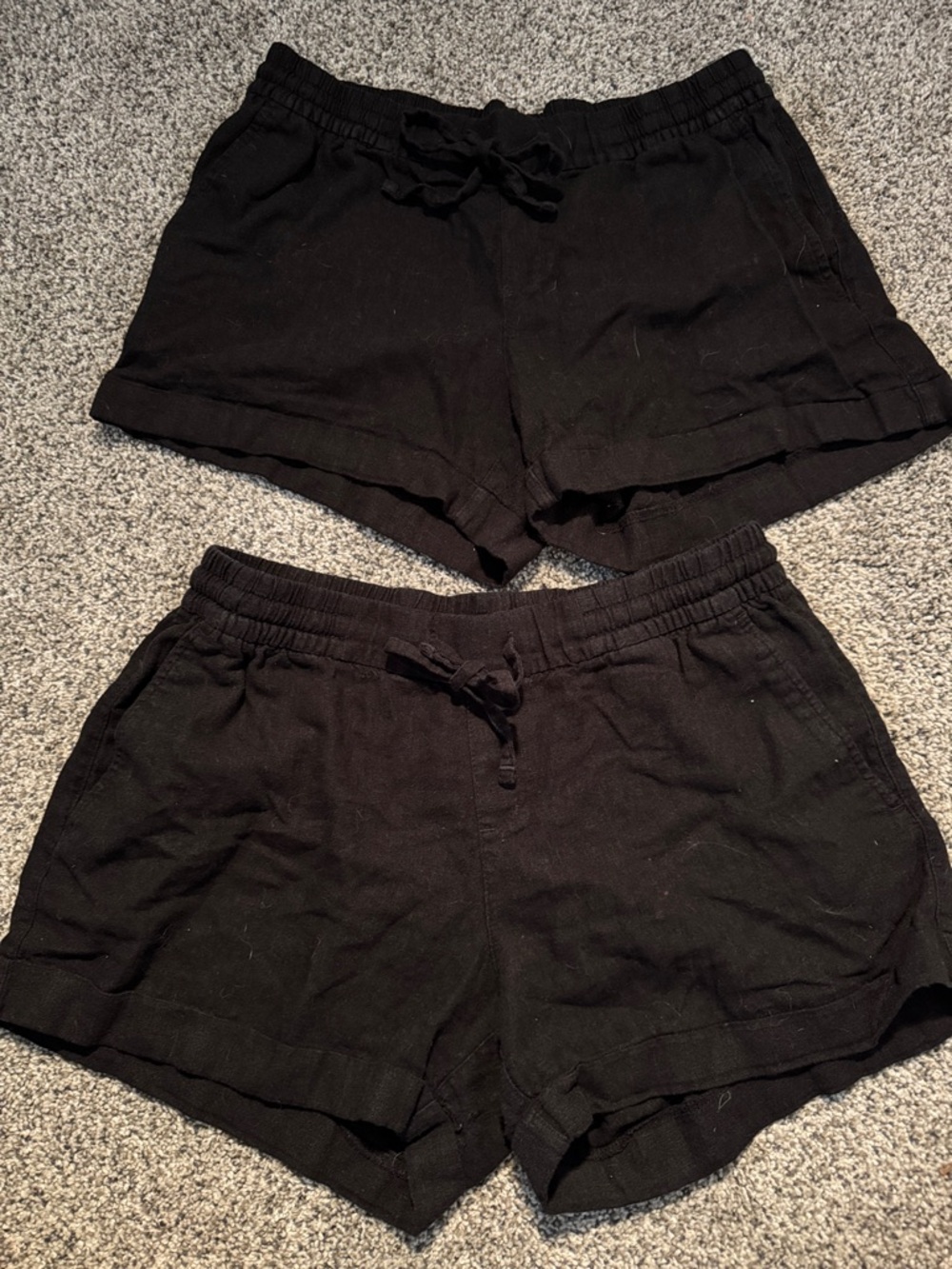 Old Navy Black Elastic Waist Athletic Shorts